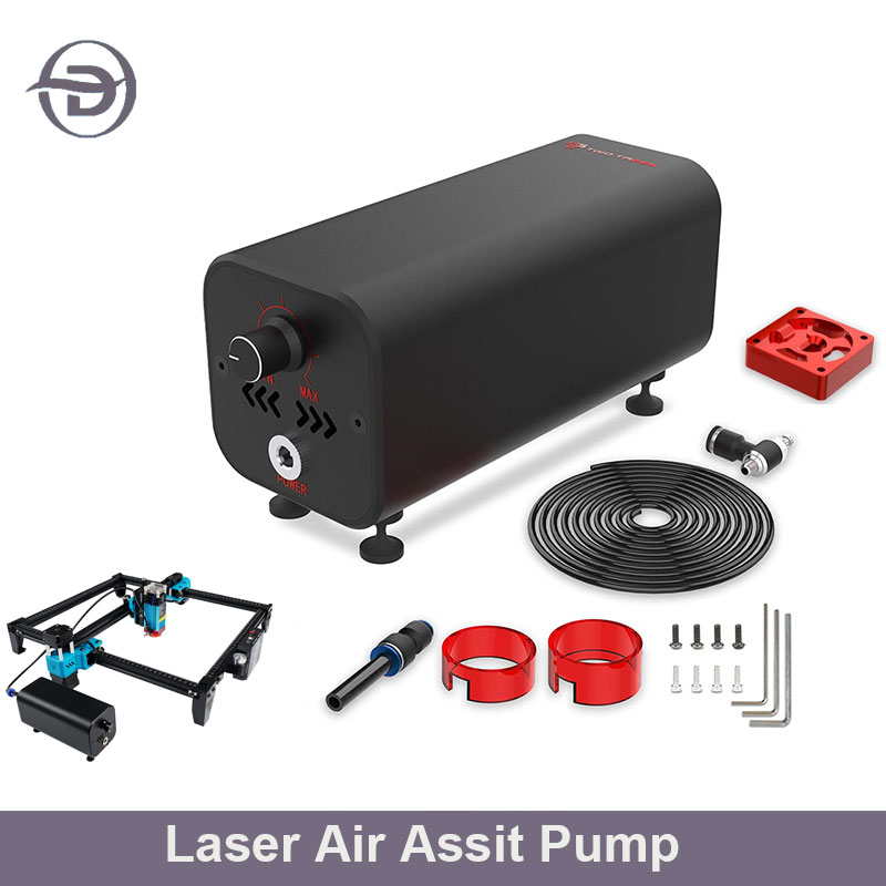 Industrial Laser Engraver - Air Assist Hochgeschwindigkeits-Luftpumpe, einstellbarer Luftstrom, kompatibel
